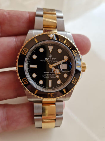 Rolex Submariner Date 2024 - Black Dial with Gold & Steel Elegance