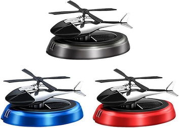 Solar Helicopter Car Air Freshener – Perfume Diffuser & Dashboard Decoration for Cars