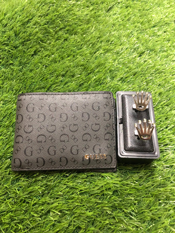 wallet and rolex cufflinks